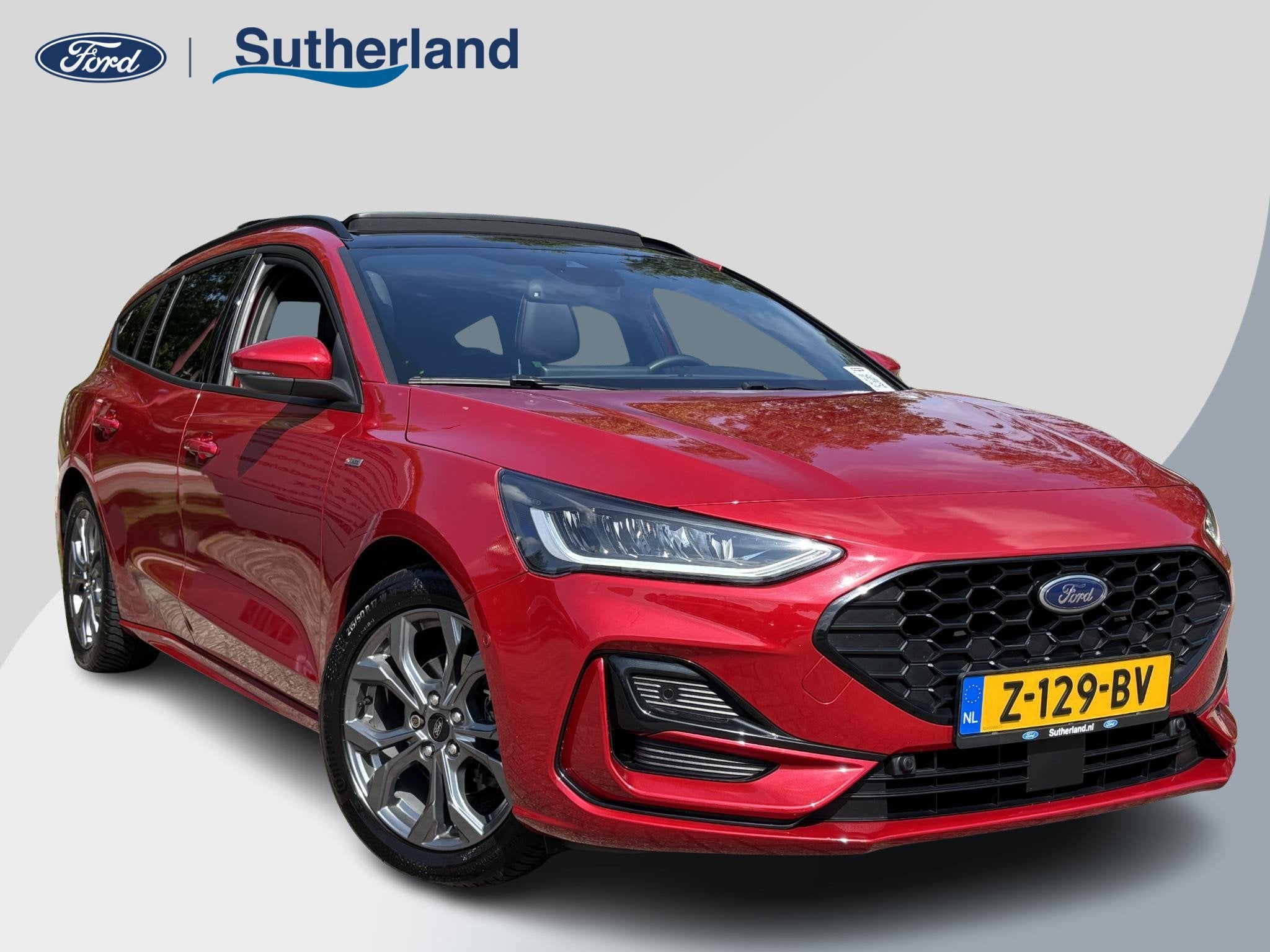 Ford Focus Wagon 1.0 EcoBoost Hybrid ST Line X 155pk | Vol l, Stof, Gebruikt, Euro 6, 155 pk