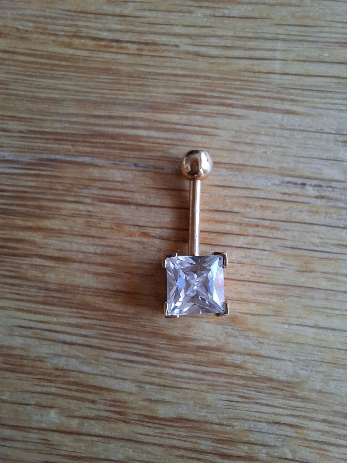 NIEUW! 14k gouden navelpiercing met kristal (10 stuks), Sieraden, Tassen en Uiterlijk, Piercings, Navelpiercing, Nieuw, Ophalen of Verzenden