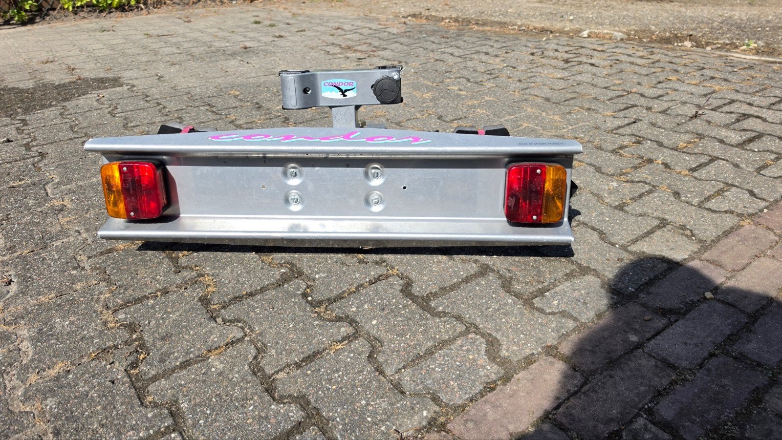 Spinder Condor Lichtgewicht Fietsendrager, Ophalen, 2 fietsen, Gebruikt, Trekhaakdrager
