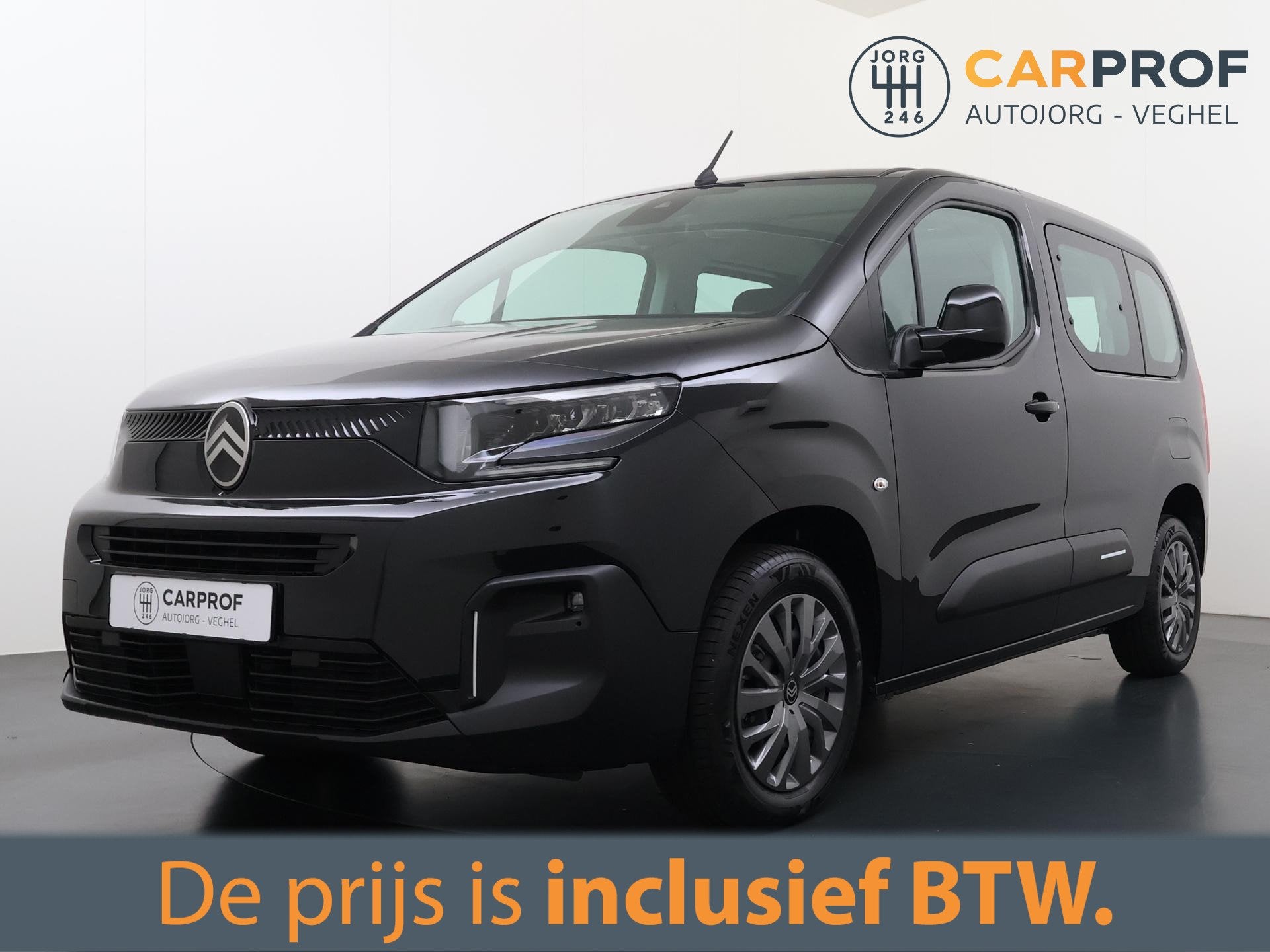 Citroen ë-Berlingo Feel L1 50 kWh Carplay | Airco | Cruise, Auto's, Gebruikt, 750 kg, Grijs, Geïmporteerd