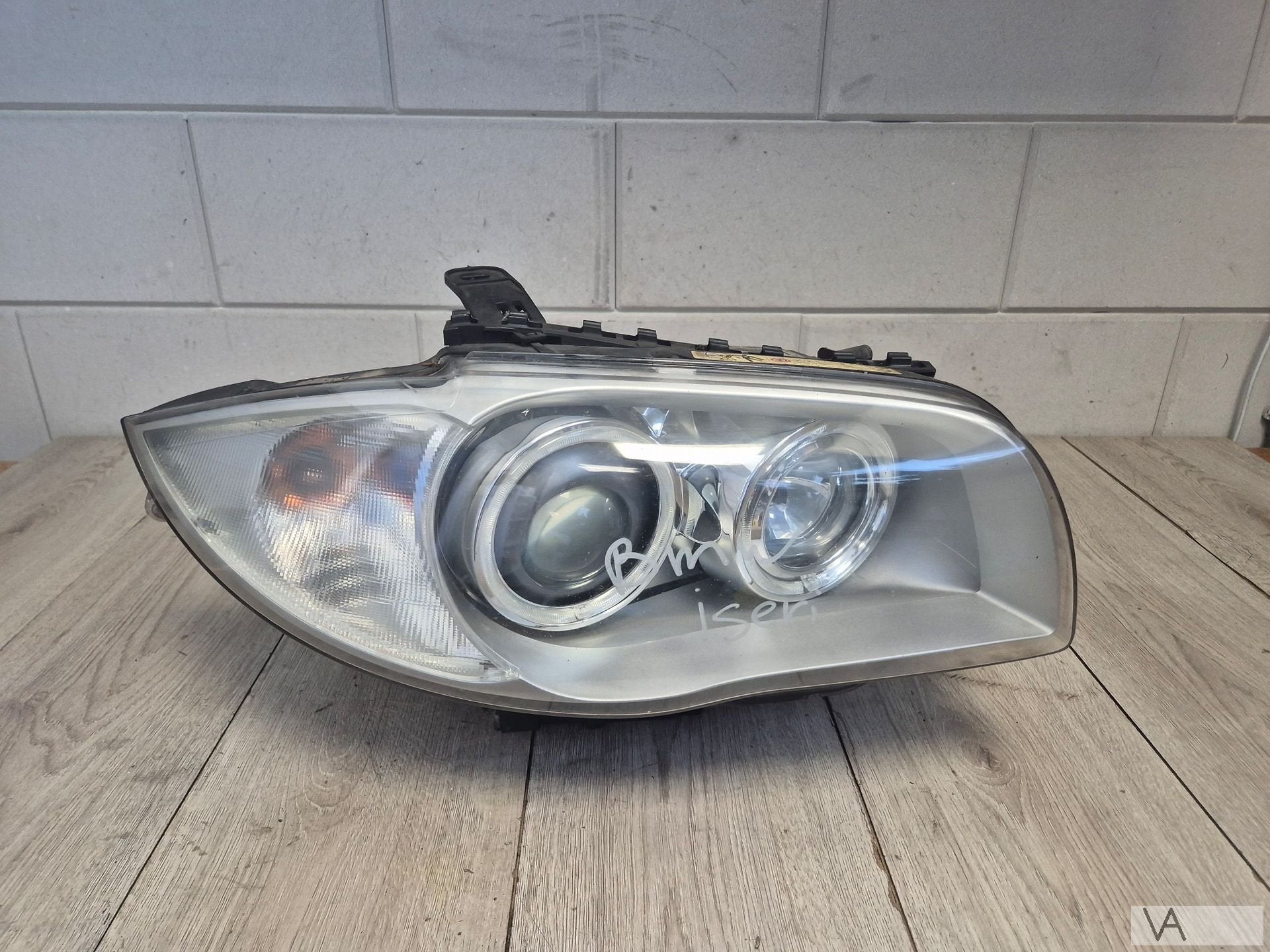 Koplamp XENON rechts van BMW 1 serie E87 2004 - 2008 7180832, Auto-onderdelen, Verlichting, Gebruikt, -, -, Ophalen of Verzenden