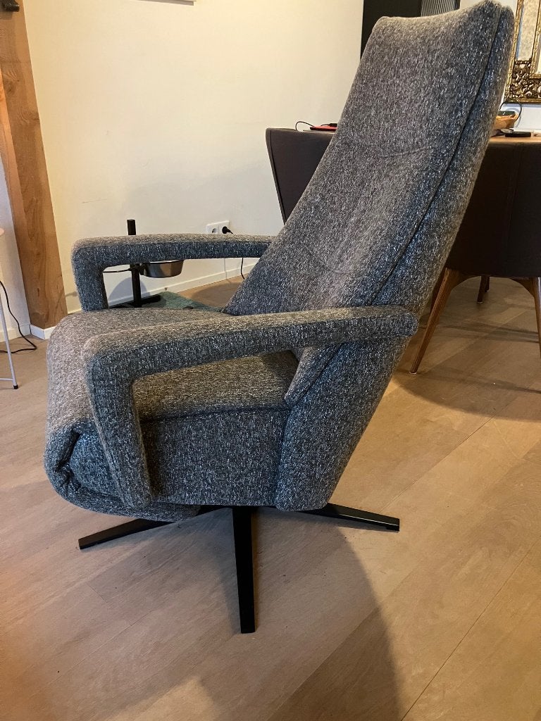 zeer mooie relax stoel op accu, Ophalen, Gebruikt, 75 tot 100 cm, Stof
