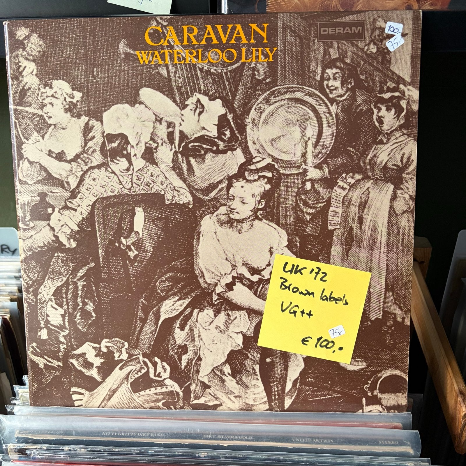 Caravan - Waterloo Lily (UK 172, Brown labels, VG++), LP, Originele persing, Ophalen of Verzenden, Zo goed als nieuw