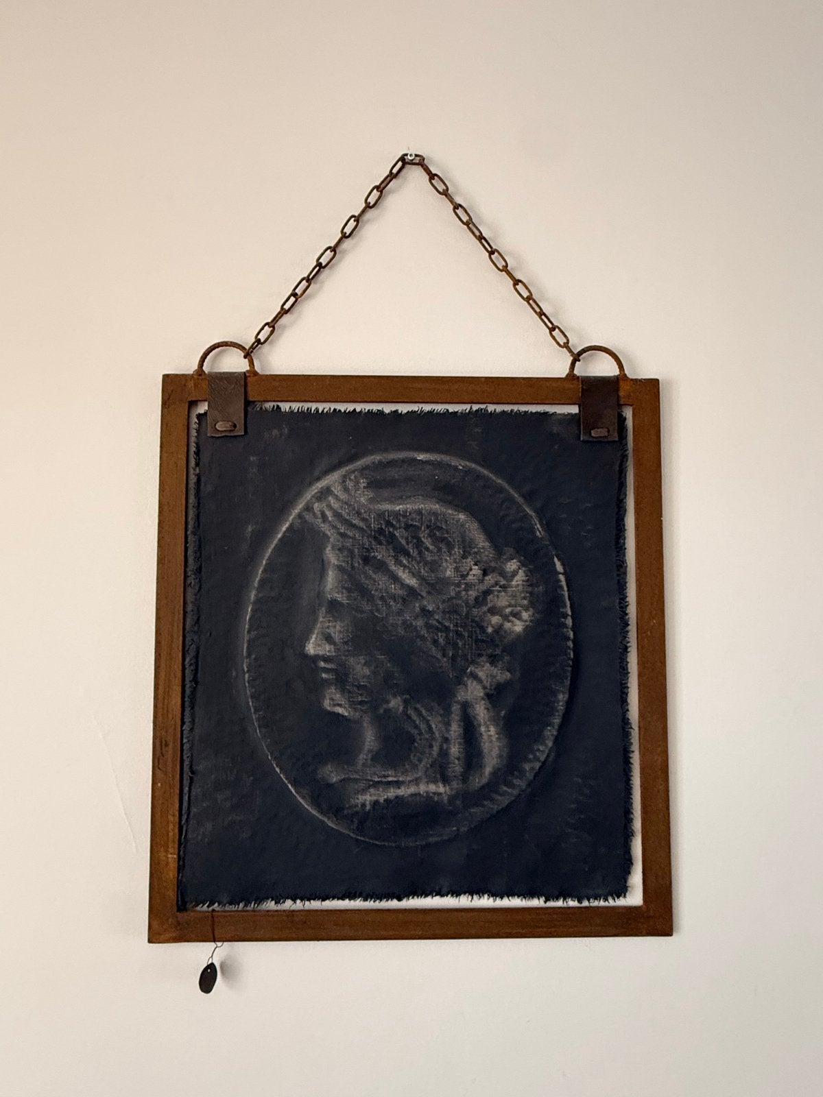 Uniek Schilderij / Muurornament - Stalen Frame met Linnen, Huis en Inrichting, Woonaccessoires | Schilderijen, Tekeningen en Foto's