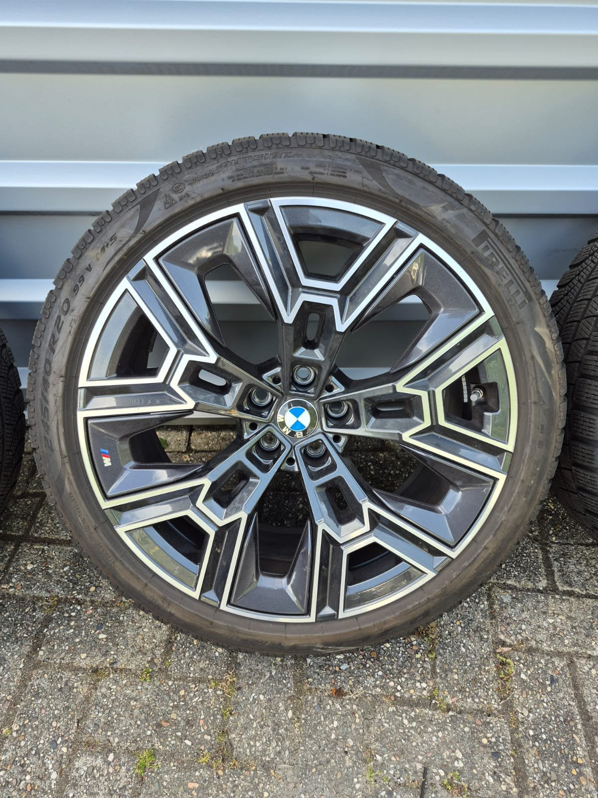 BMW WINTERWIELSET 20” M AERODYNAMIC WHEEL 939M, Auto-onderdelen, Ophalen, Gebruikt, 275 mm, Banden en Velgen