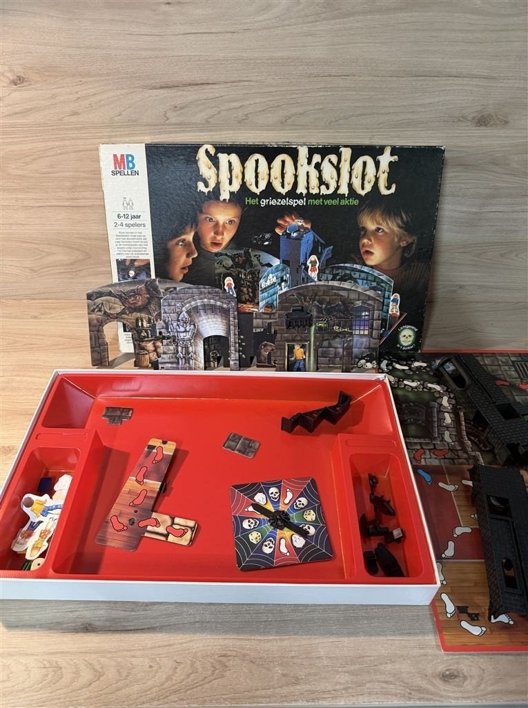 spookslot het griezelspel met veel aktie orgineel - s6589, Verzenden, Zo goed als nieuw
