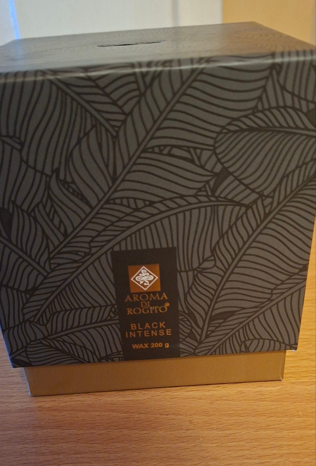 Aroma di Rogito Black Vanilla Geurkaars 200g, Ophalen, Kaars, Overige merken, Zwart