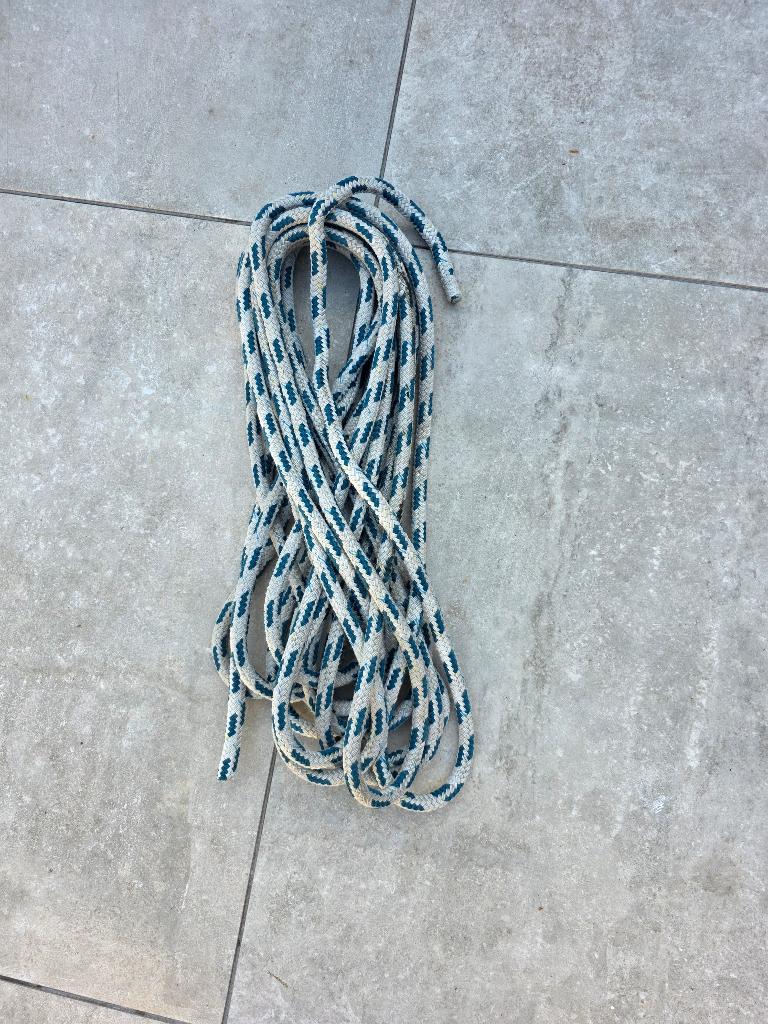 15 meter landvast 14mm., Ophalen, Zo goed als nieuw, Lijn of Blok