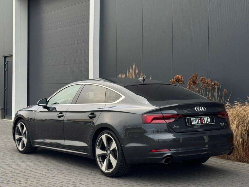 Audi A5 Sportback 2.0 TFSI Sport PL.S NAVI LEDER LED CR CONT, Automaat, Gebruikt, 1984 cc, Leder