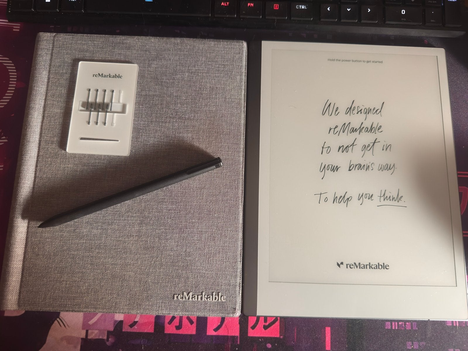reMarkable 2 met Marker Plus en Book Folio - ZGAN, Computers en Software, Ophalen, Touchscreen, Zo goed als nieuw, 10 inch of meer