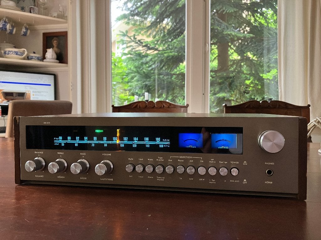 Marlux MR-215 Tuner-versterker Receiver Vintage, Overige merken, Gebruikt, Ophalen of Verzenden, Minder dan 60 watt