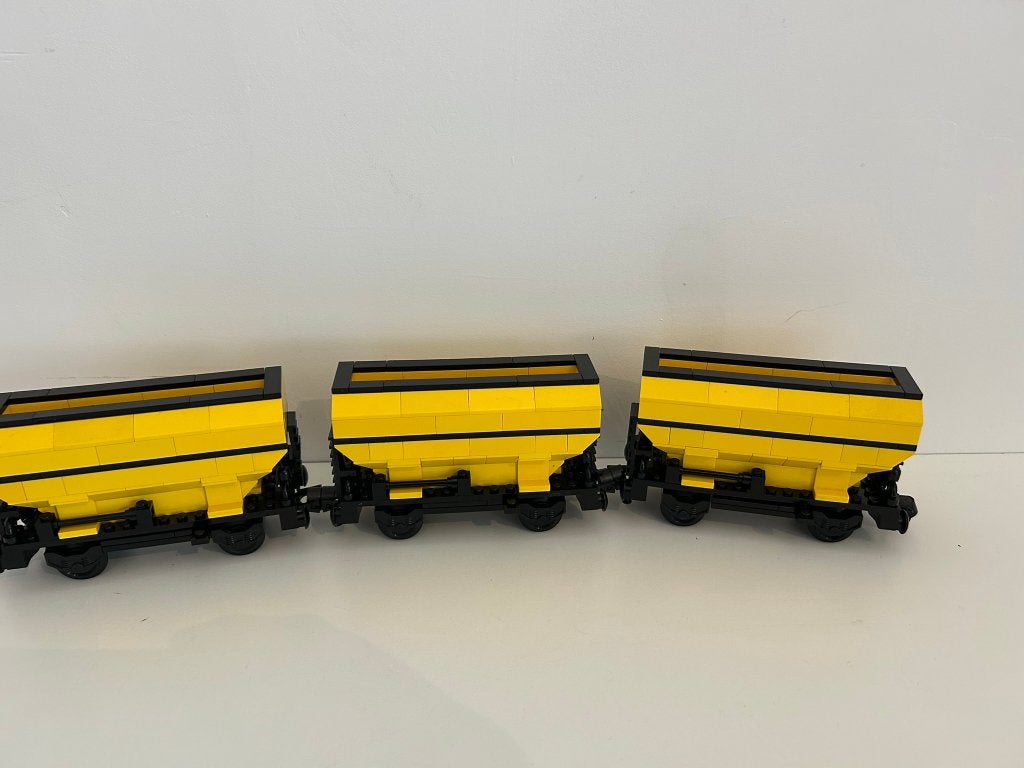 Lego 4536 - Hopper Car - 9V (3X) MOC, Ophalen, Gebruikt, Lego