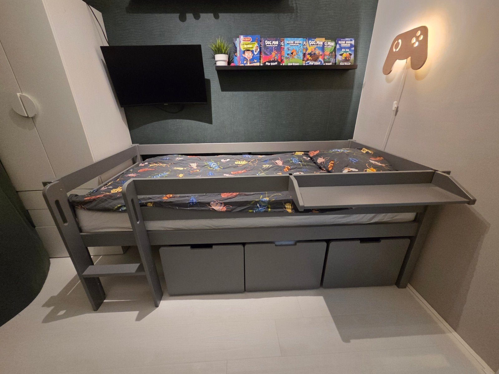 1 persoons bed., Ophalen, 90 cm, Eenpersoons, Zo goed als nieuw