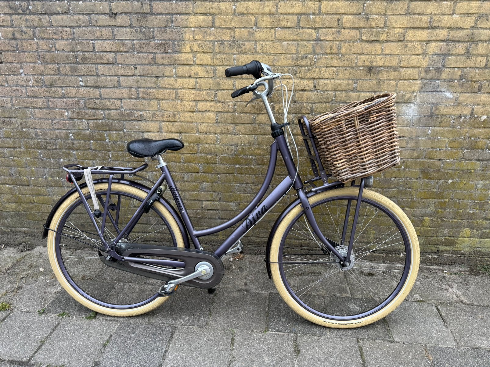 Batavus diva dames-schoolfiets, 56 cm of meer, Ophalen, Zo goed als nieuw, Versnellingen