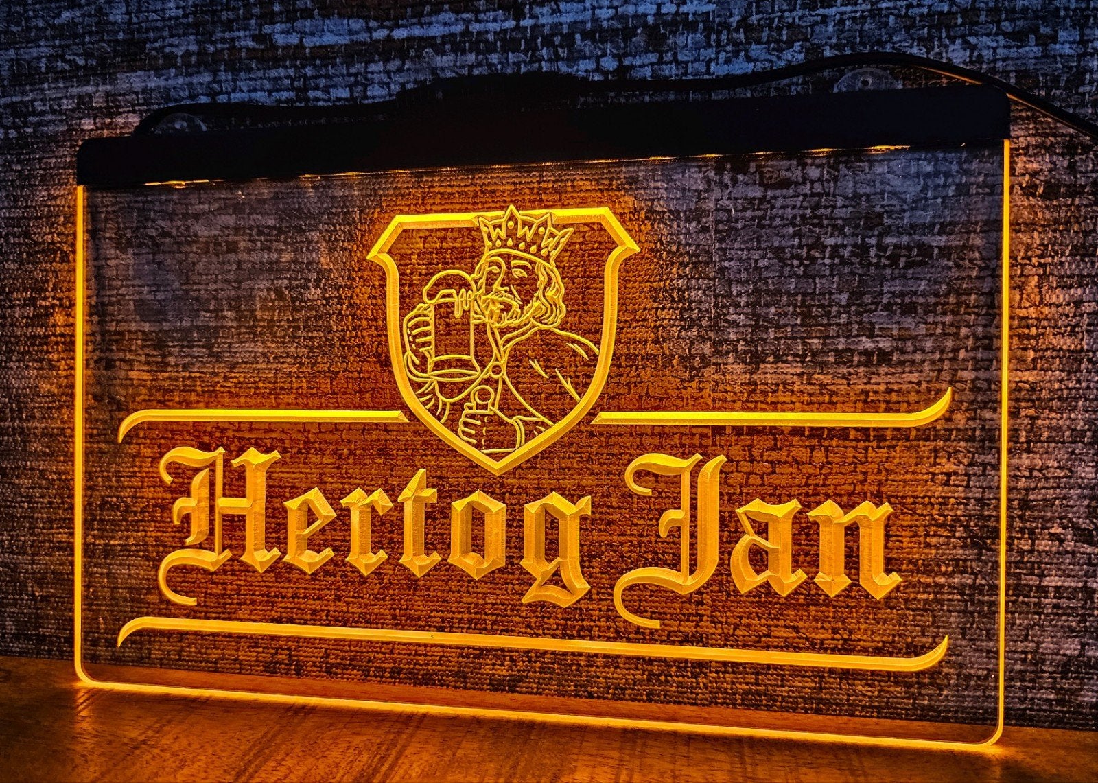 HERTOG JAN 3D Ledverlichting, Verzamelen, Biermerken, Ophalen of Verzenden, Nieuw, Reclamebord, Plaat of Schild, Hertog Jan