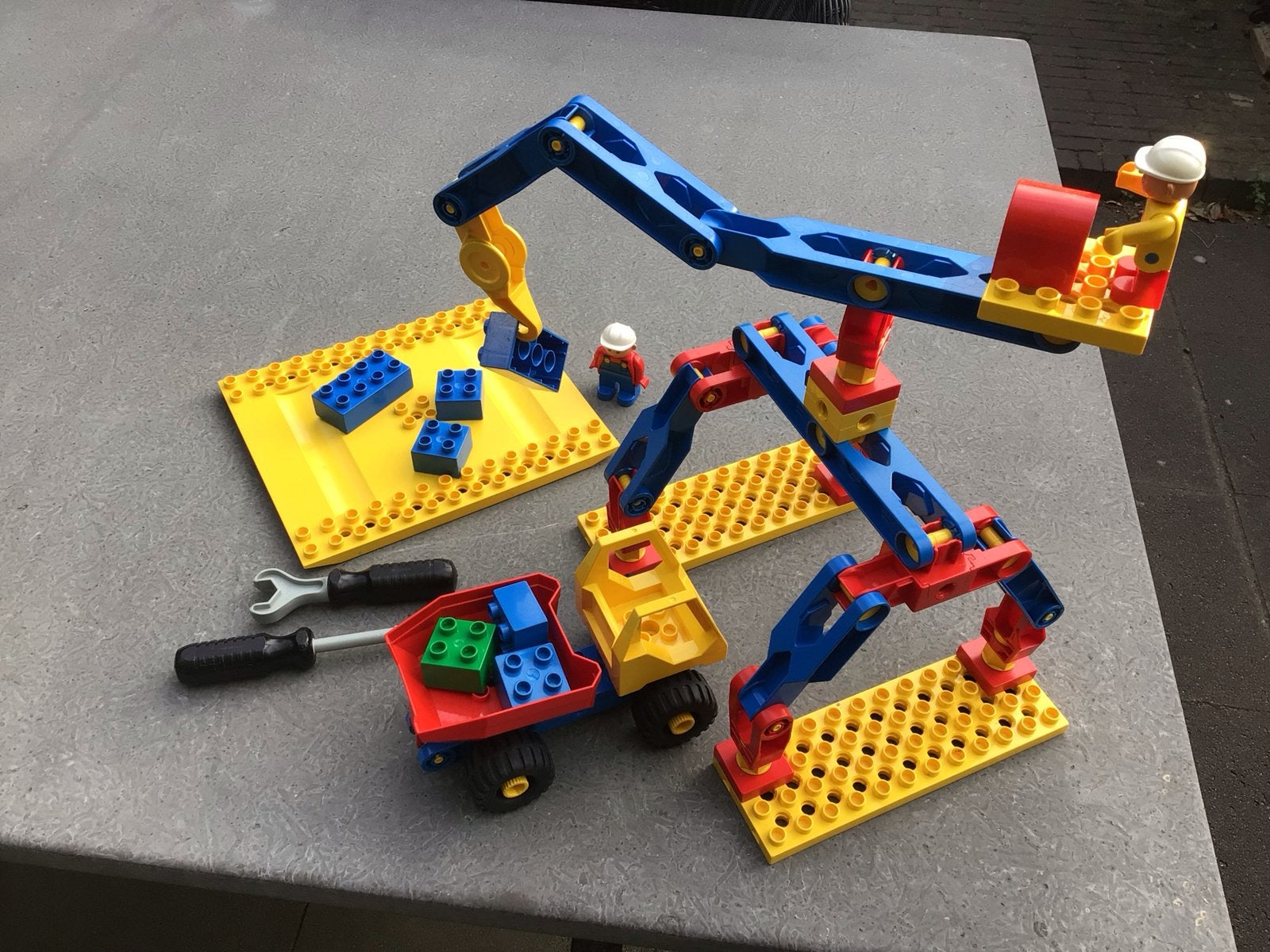 Lego Duplo Toolo Set 2960 - Kraan en Graafmachine, Gebruikt, Overige thema's, Ophalen of Verzenden, Compleet