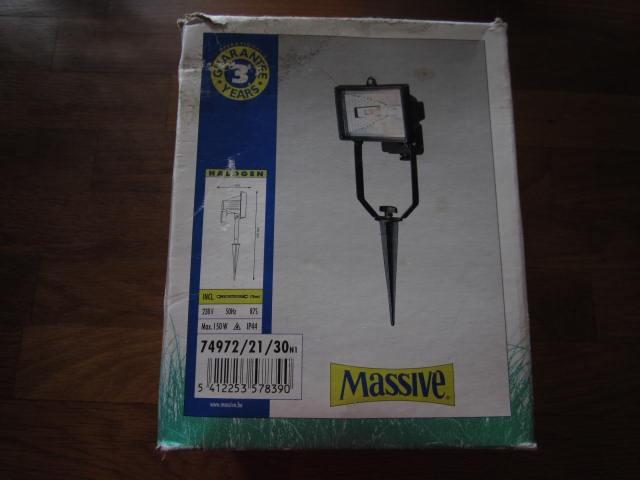 Massive lamp/spot hang of staand., Ophalen of Verzenden, Nieuw