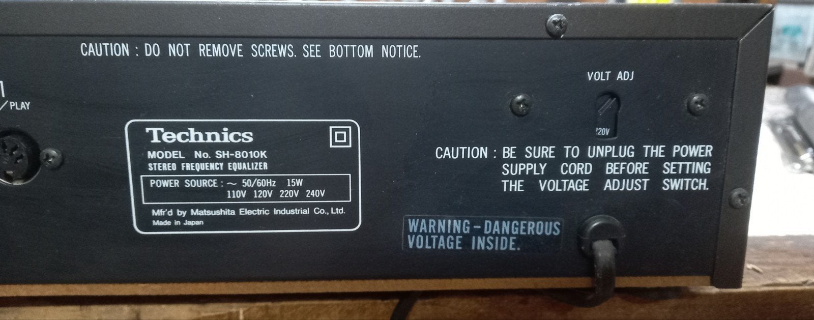 TECHNICS SH8010K, Ophalen of Verzenden, Gebruikt