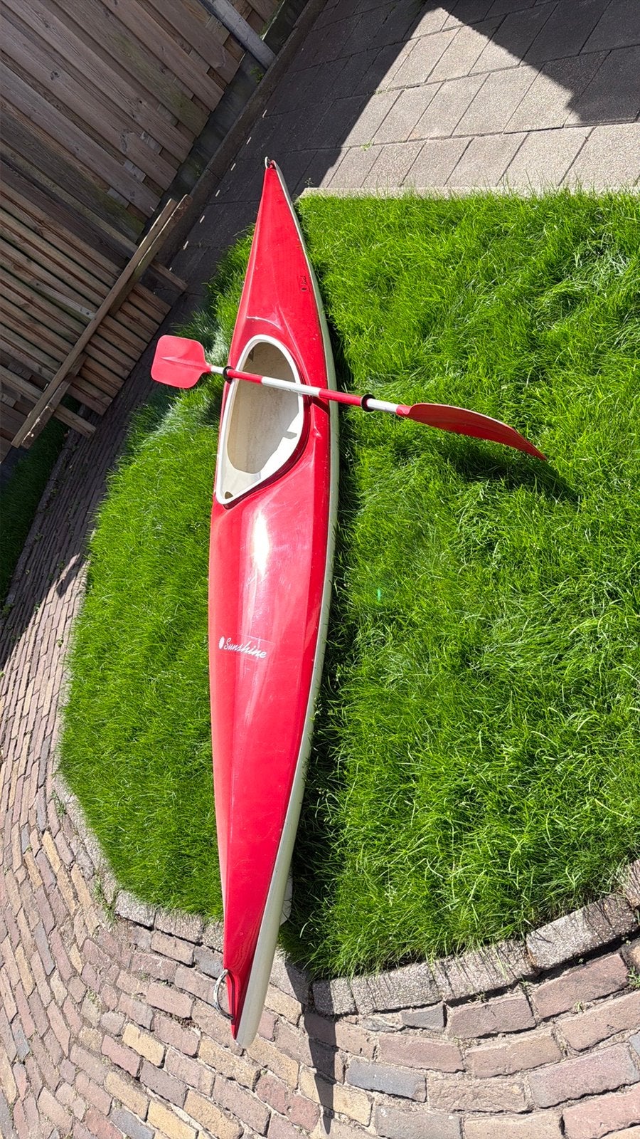 Sunshine rival kano, Watersport en Boten, Kano's, Ophalen, Zo goed als nieuw, Eén persoon, Met peddels