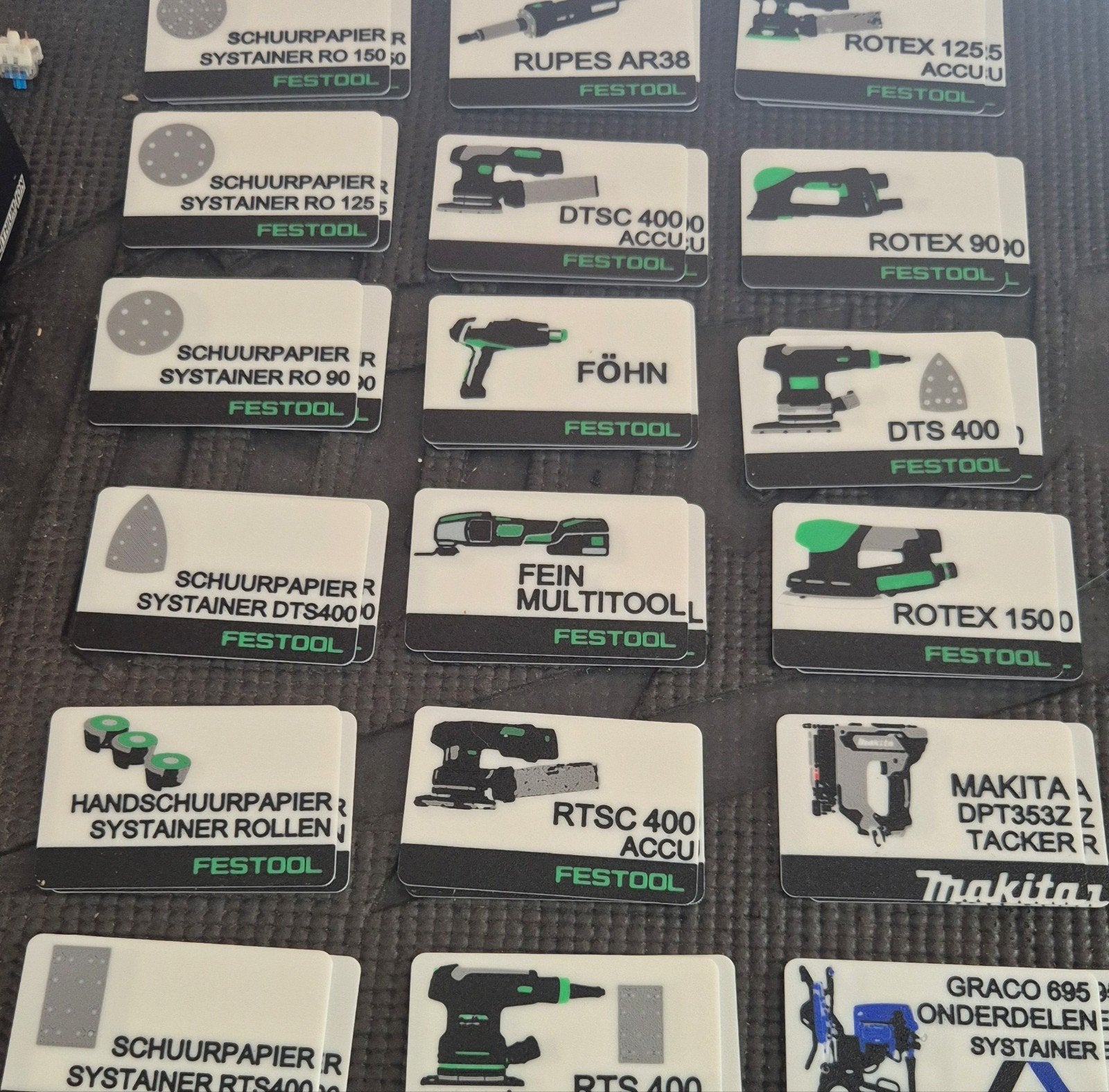 Labels voor  Mbox Systainers en Tanos Systainers, Ophalen of Verzenden, Nieuw
