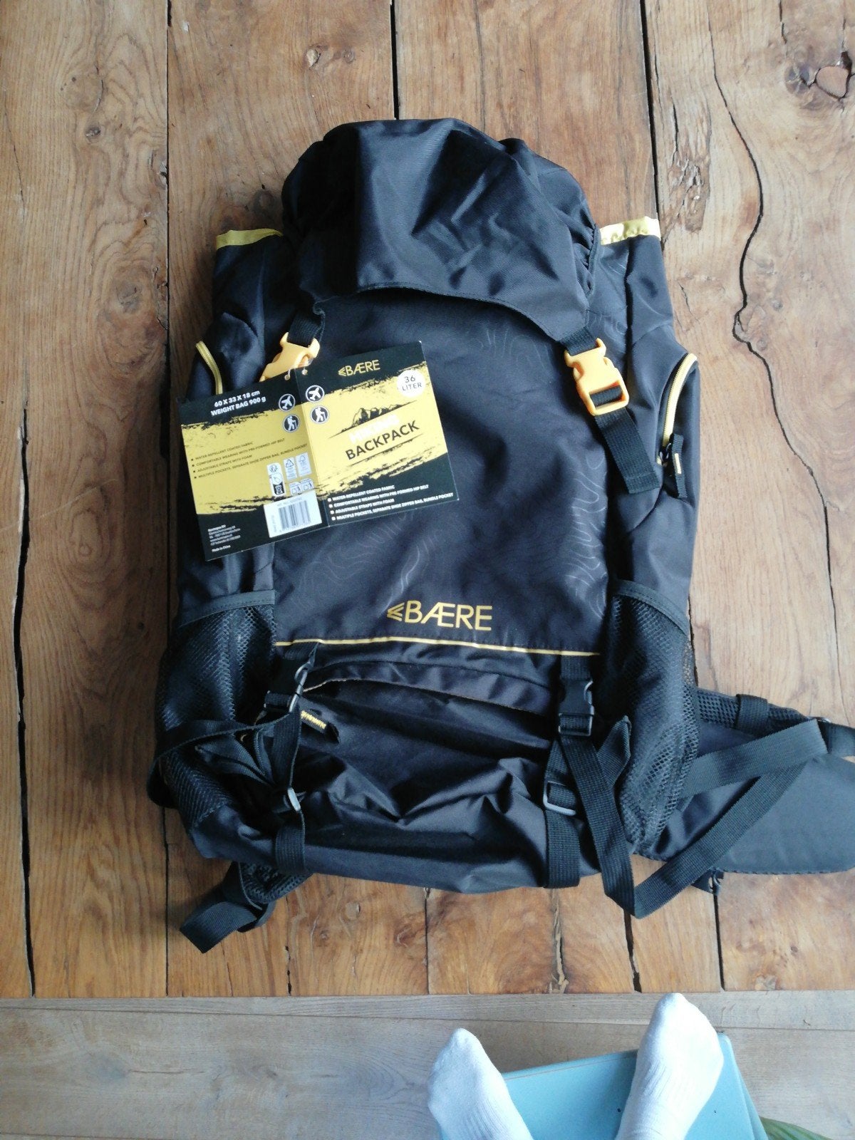 Baere Hiking Backpack - 36 Liter - Waterafstotend, Ophalen of Verzenden, Nieuw, Overige merken, Waterdicht