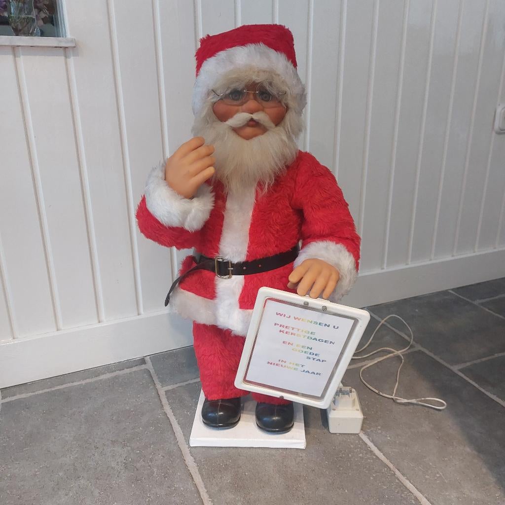 Bewegende Kerstman H.J. Figurer Danmark, Diversen, Ophalen, Gebruikt