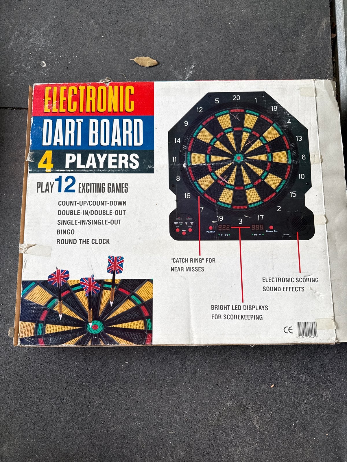 Elektronisch dartbord - Werkt perfect, zonder pijltjes, Ophalen, Gebruikt, Dartbord, Elektronisch