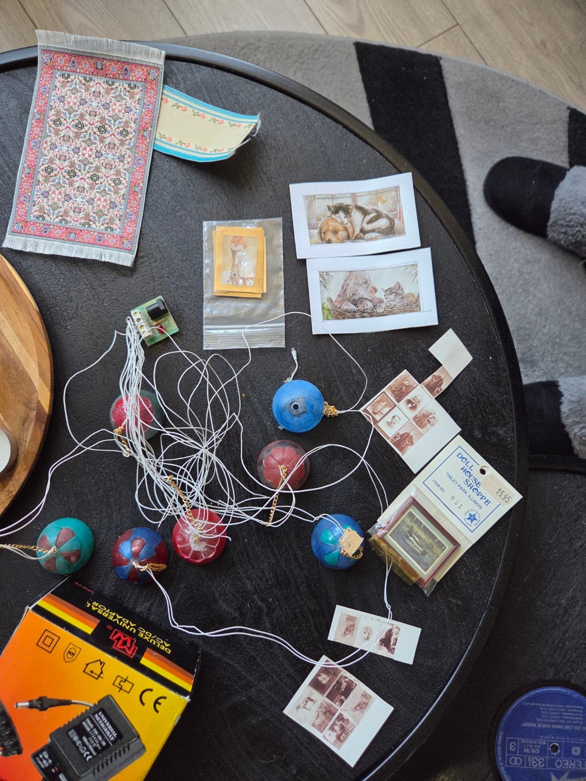Diverse miniatuurartikelen en accessoires