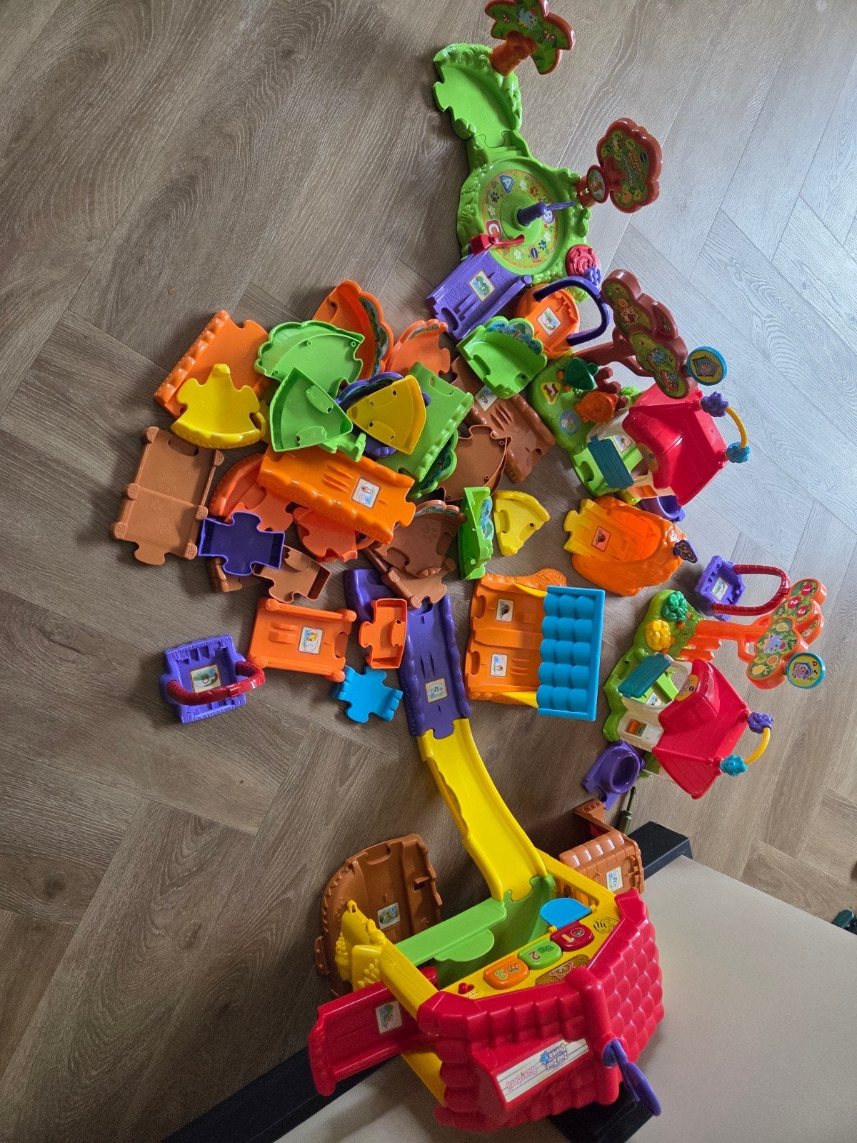 VTech Toet Toet Auto's Grote Speelset met Baandelen, Ophalen, Gebruikt, Jongen of Meisje