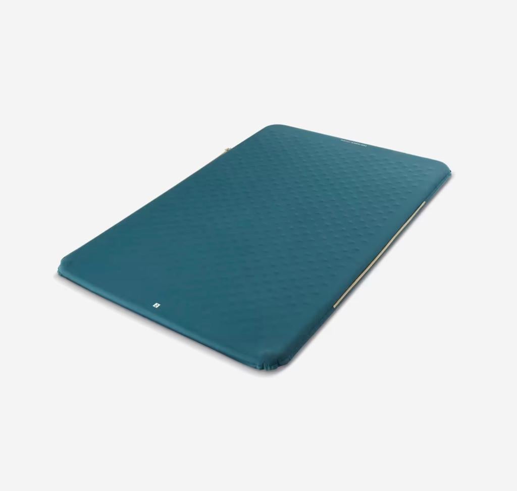 Slaapmat zelfopblazend 132 cm 2 personen Decathlon, Ophalen, Zo goed als nieuw, 2-persoons