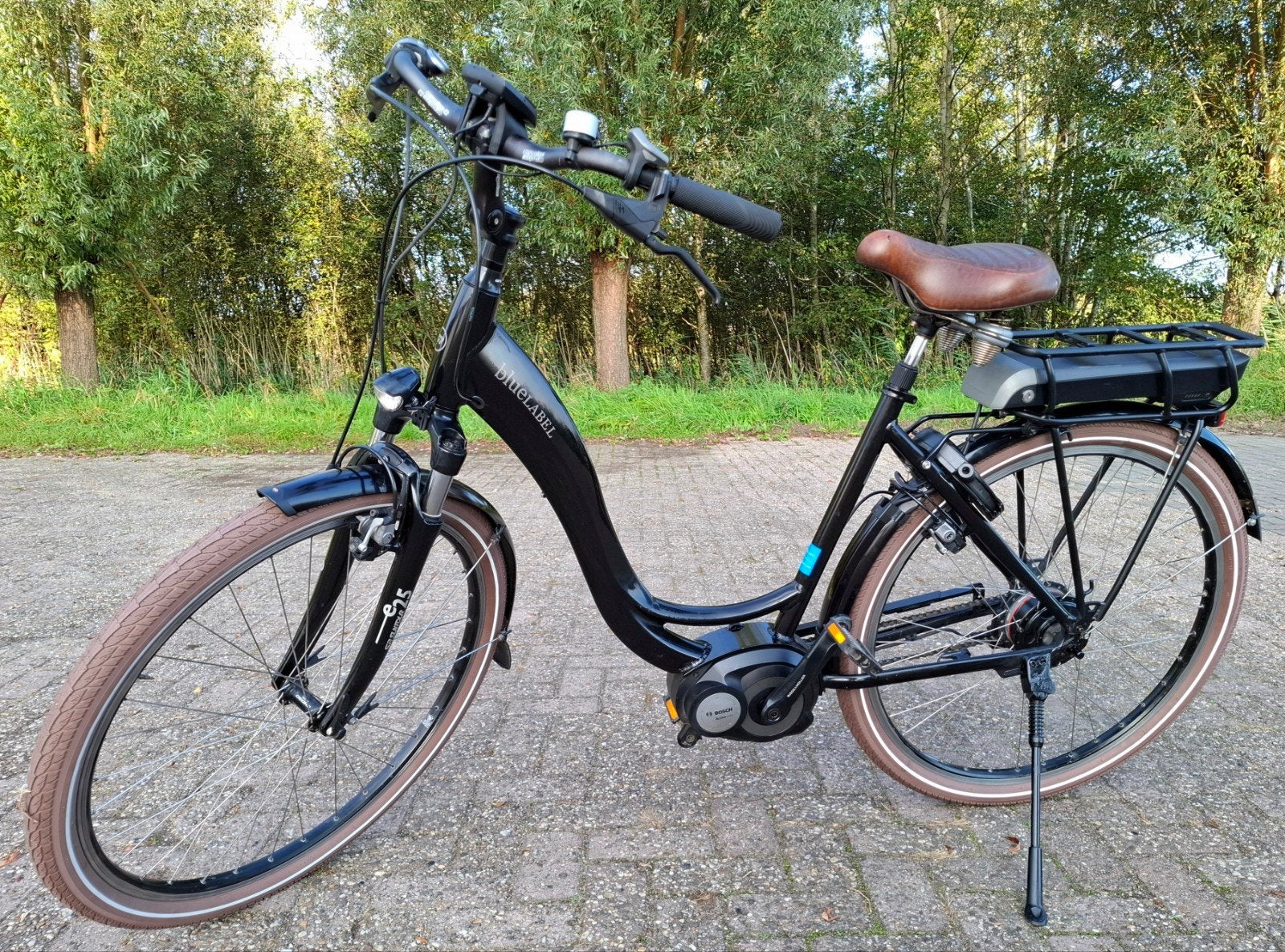 Zwarte Riese Muller E-bike, Bosch middenmotor, 56cm hoog✅️, Zo goed als nieuw, 51 tot 55 cm, 50 km per accu of meer, Ophalen