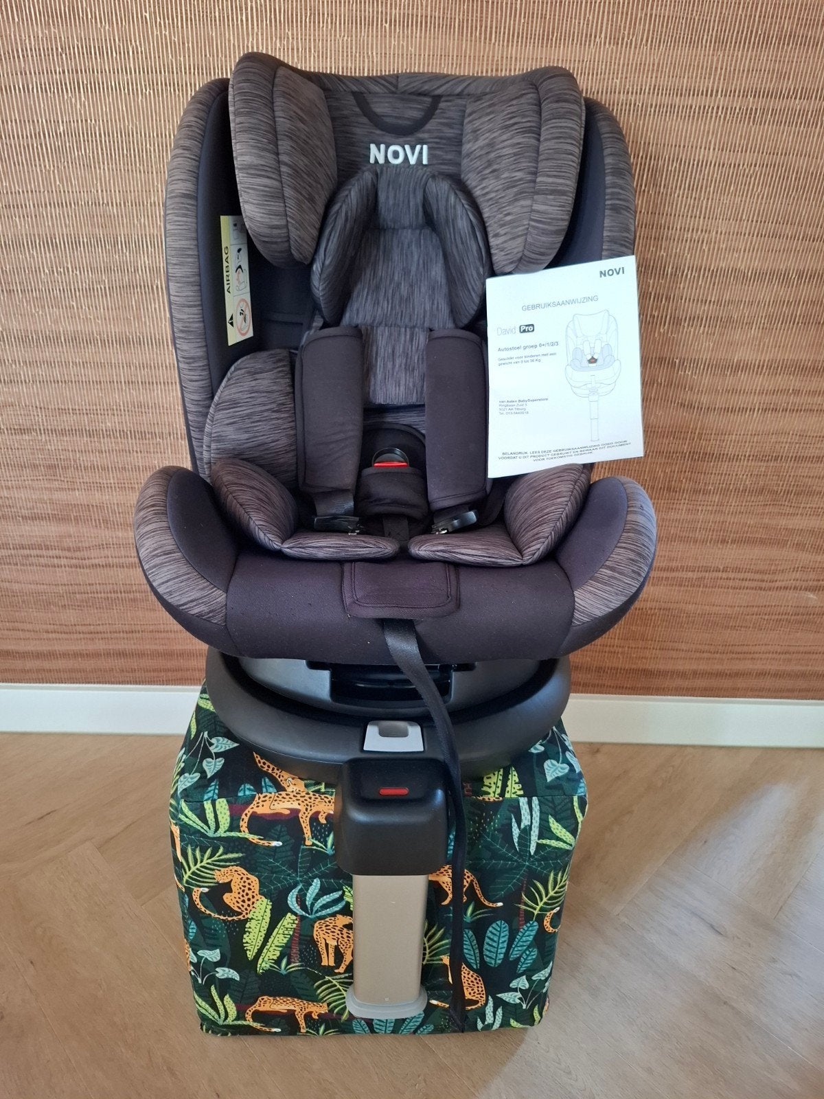 360 Autostoel Novi David Pro IsoFix Groep 0+/1/2/3, Kinderen en Baby's, Autostoeltjes, Verstelbare rugleuning, Zo goed als nieuw