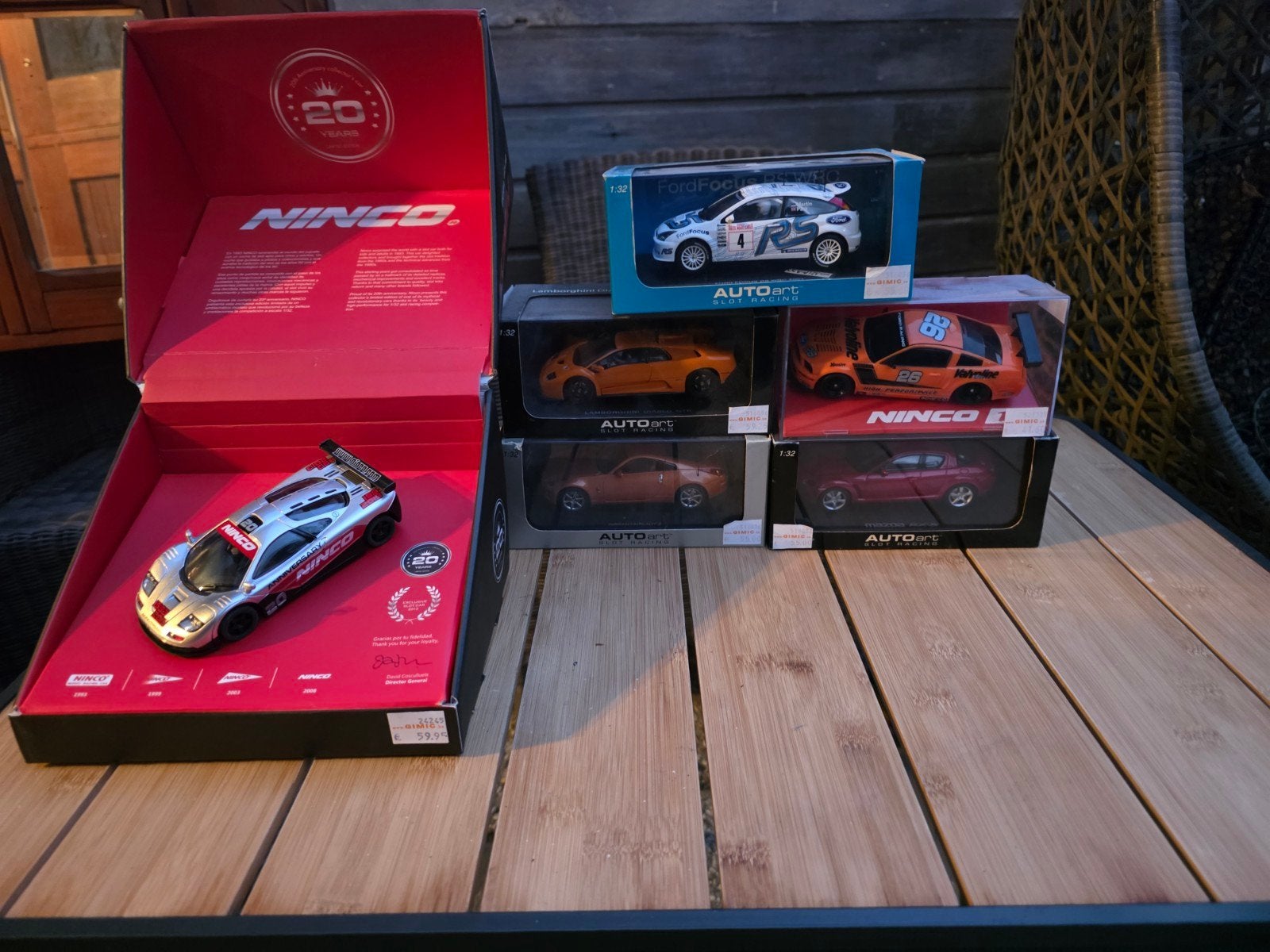 Verzameling modelauto's: Ninco en AutoArt slotracers, Ophalen of Verzenden, Nieuw, Auto, Overige merken