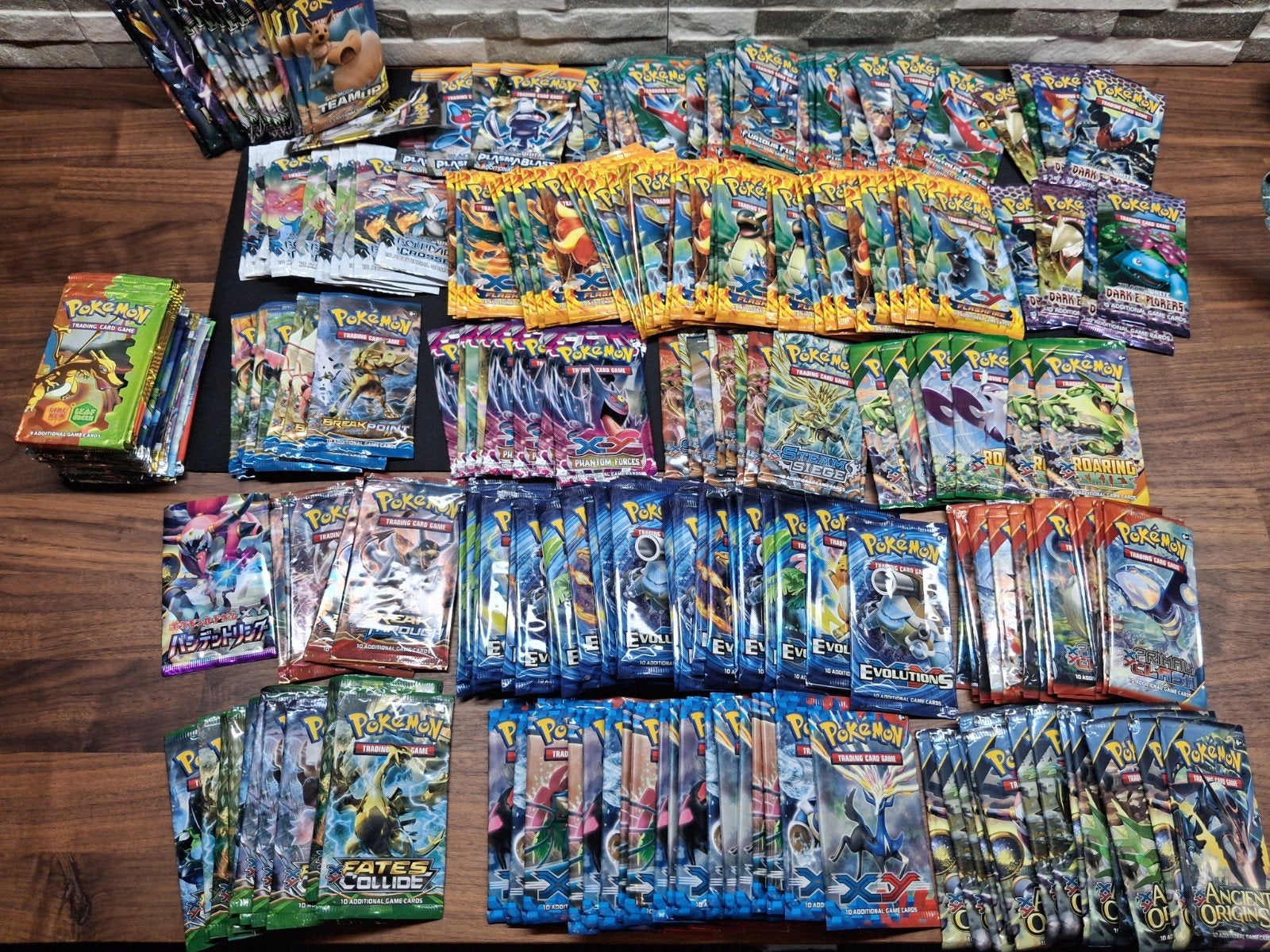 Pokémon Booster Packs empty 1st edition 2nd base EX BW XY, Ophalen of Verzenden, Gebruikt, Booster, Foil