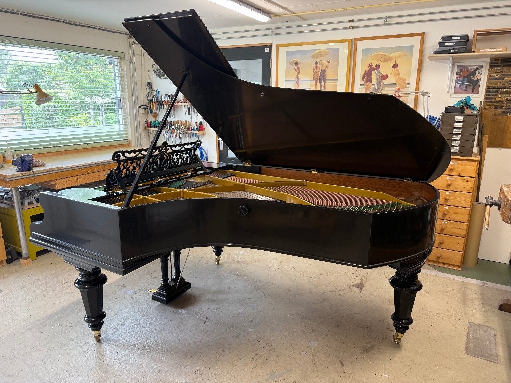 Bechstein vleugel. 2.20 meter uit 1898, Muziek en Instrumenten, Piano's, Ophalen of Verzenden, Gebruikt, Zwart, Vleugel