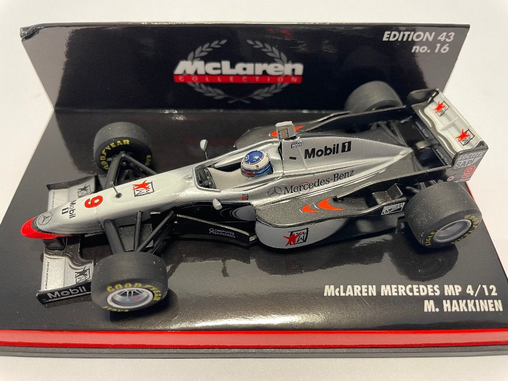 McLaren Mercedes MP4/12 M. Hakkinen 1997, Verzamelen, Automerken, Motoren en Formule 1, Ophalen of Verzenden, Zo goed als nieuw