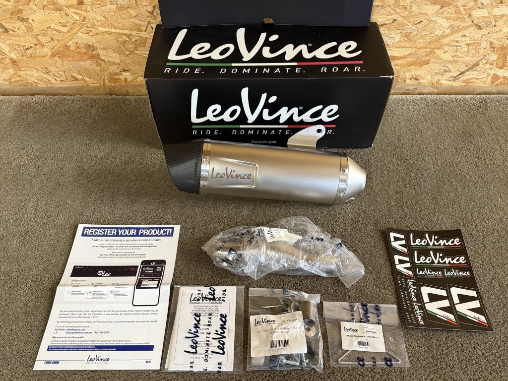 LeoVince LV One Evo uitlaat demper Vespa GTS 125 150 17-20, Motoren, Info@leovince.com, Nieuw, Sienkiewicza 21A, Człuchów, Pomorskie, 77-300, PL
