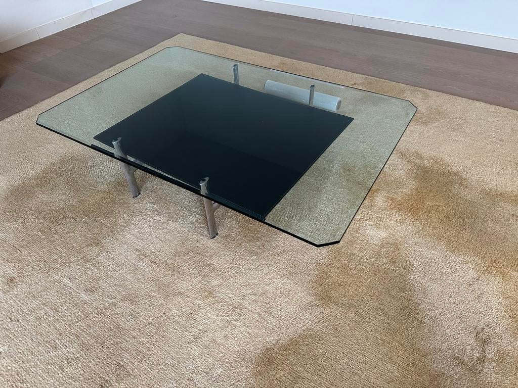 Vintage modern salon tafel B&B Italia  model Diesis., Huis en Inrichting, Tafels | Salontafels, Ophalen, 100 tot 150 cm, 50 tot 75 cm