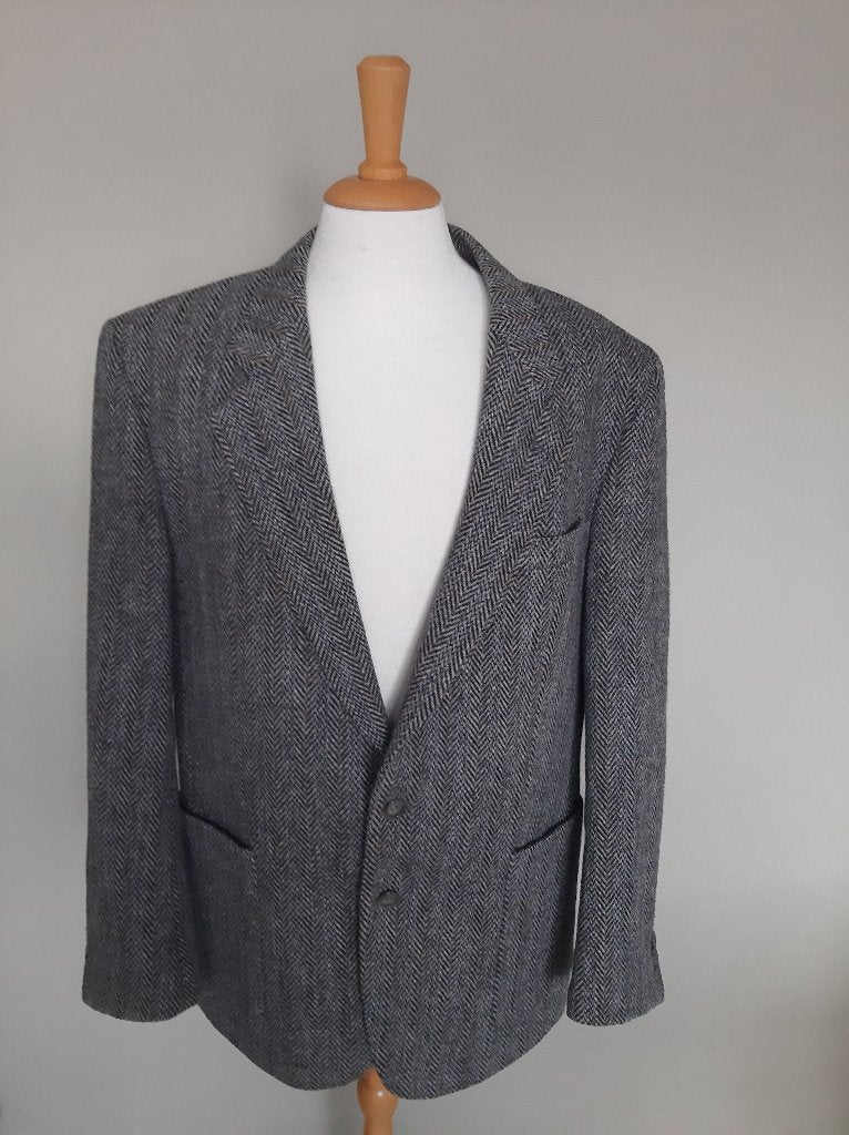 Mooi colbert maat 54 van Harris Tweed ., Ophalen of Verzenden, Zo goed als nieuw, Maat 52/54 (L), Groen
