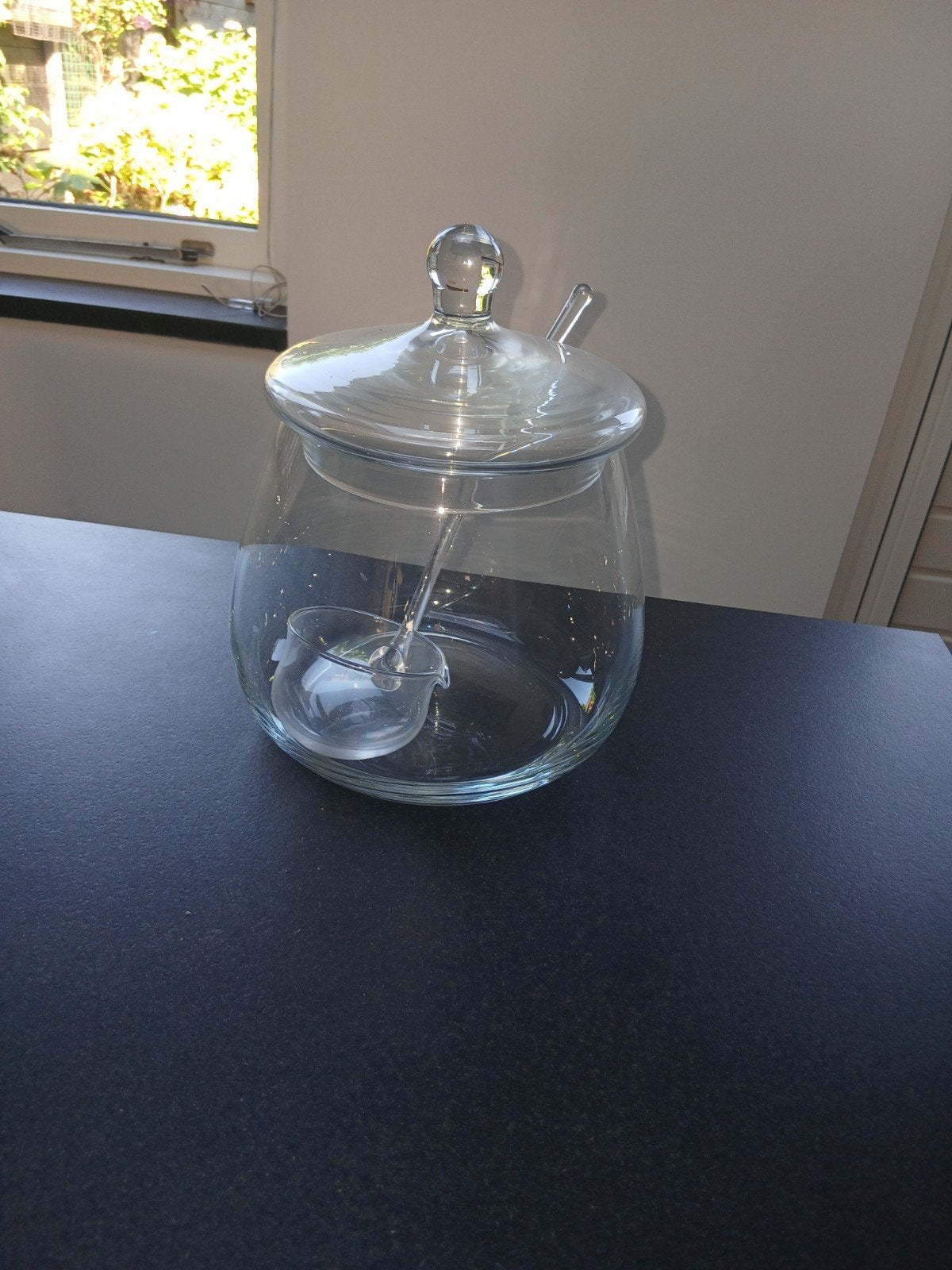 Bowlpot van glas, Huis en Inrichting, Woonaccessoires | Stolpen, Ophalen