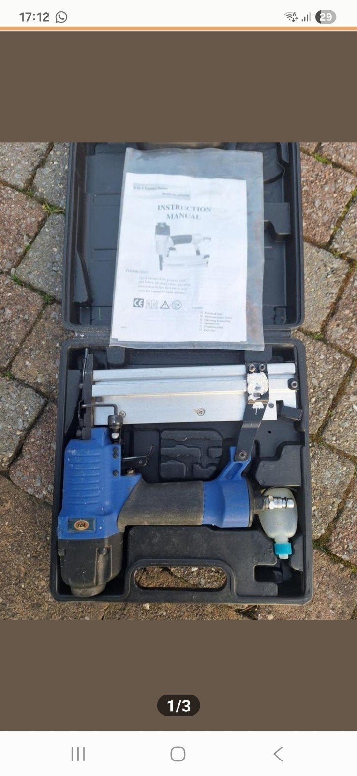 2 in 1 Combi Nailer SF5040 Spijker- en nietpistool, Ophalen of Verzenden, Gebruikt