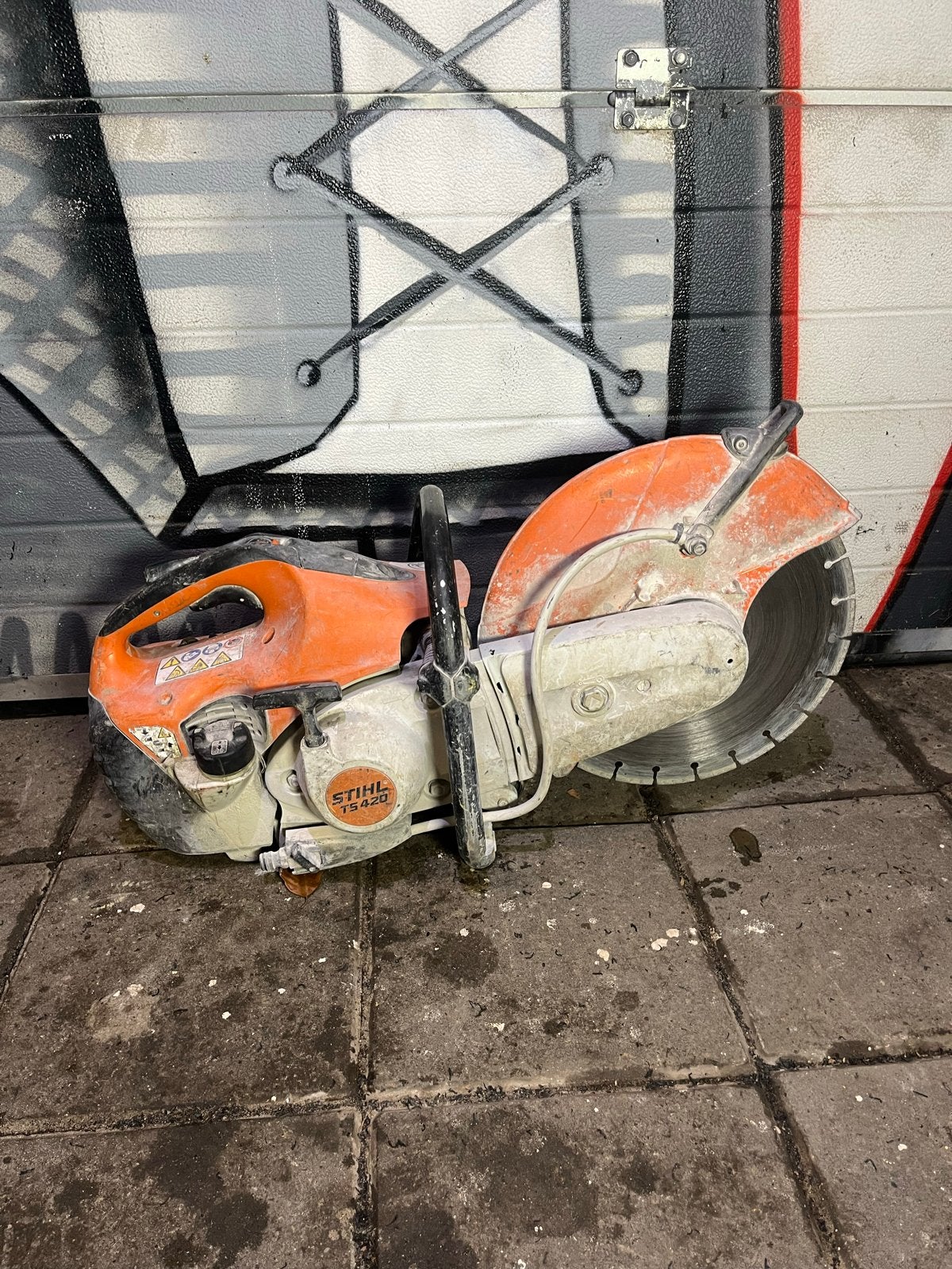 Stihl TS420 doorslijper met druktank, Doe-het-zelf en Verbouw, Ophalen, Gebruikt, 70 mm of meer, Overige typen