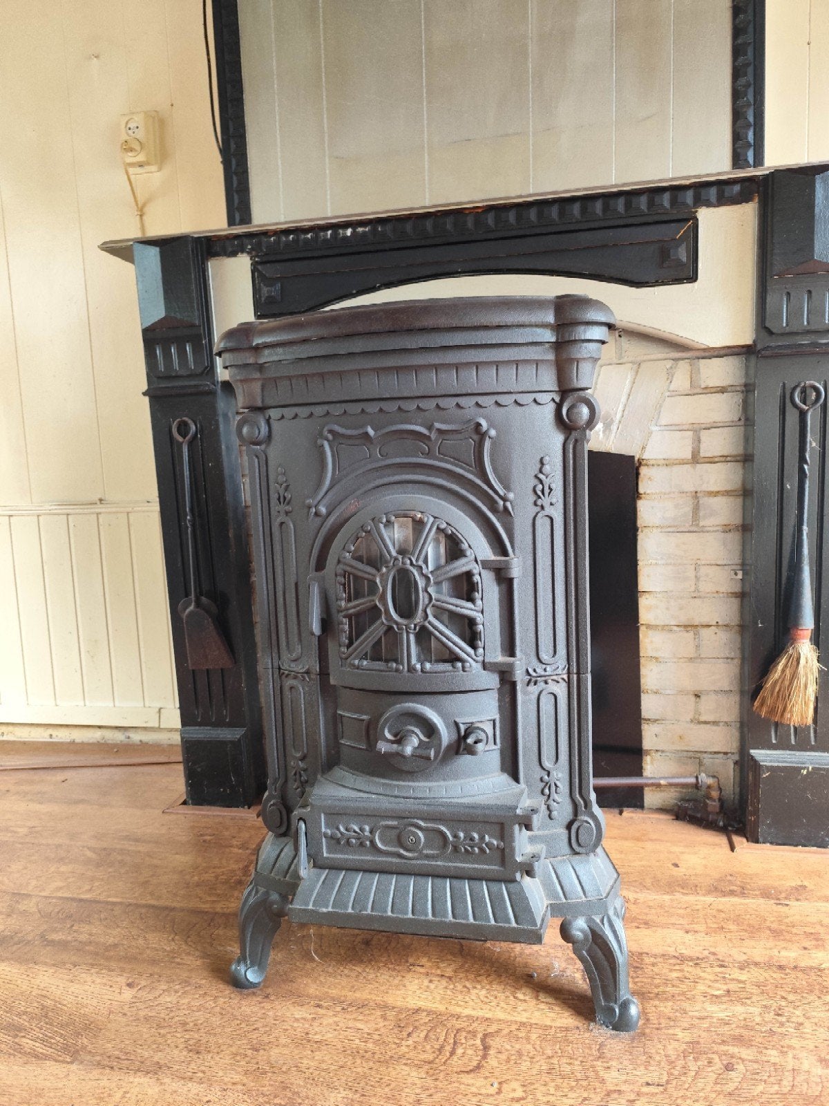 Thermocet Dauphin Aardgas Kachel - 12.5 kW, Huis en Inrichting, Kachels, Gebruikt, Gas, Ophalen of Verzenden, Vrijstaand