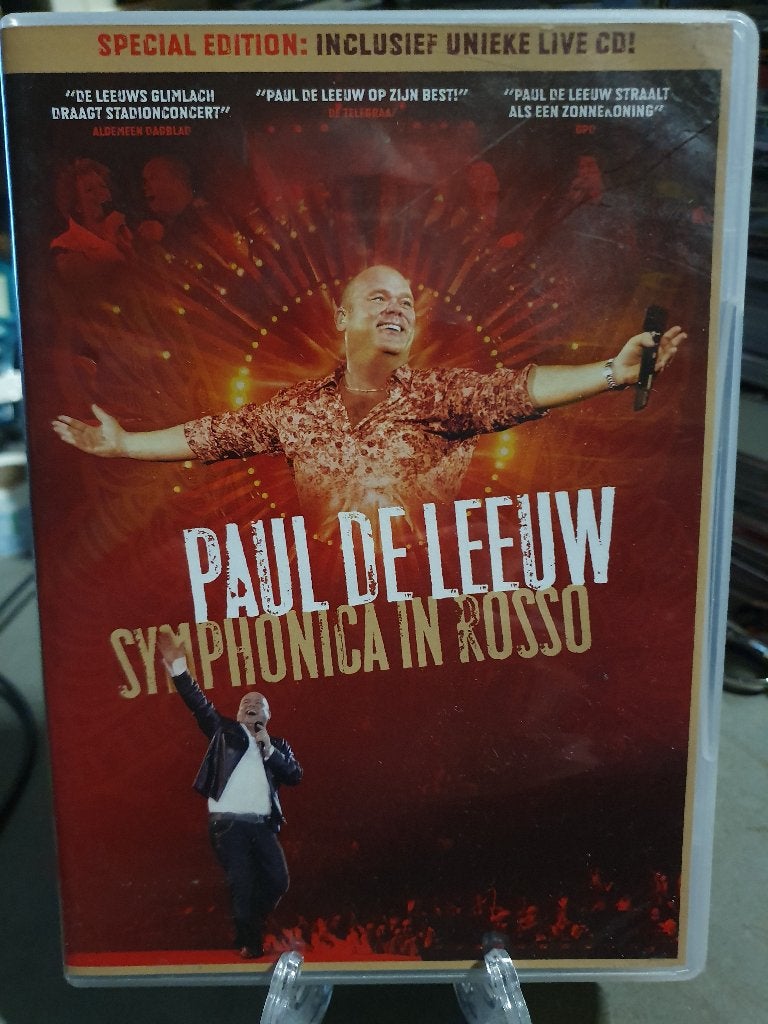Paul de Leeuw - Symphonica in Rosso (CD + DVD), Alle leeftijden, Ophalen, Gebruikt