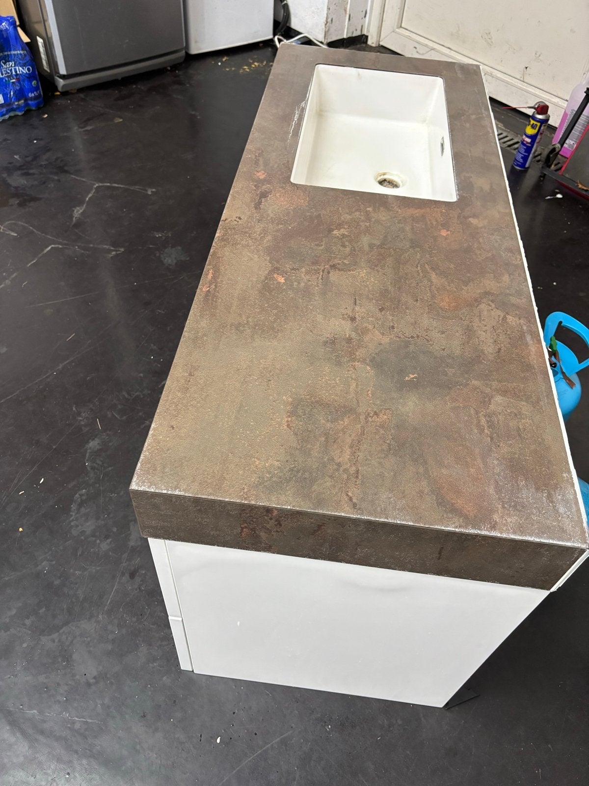 Badmeubel met wasbak - 120x46x60cm, Huis en Inrichting, Gebruikt, 100 tot 150 cm, Ophalen of Verzenden, Minder dan 100 cm