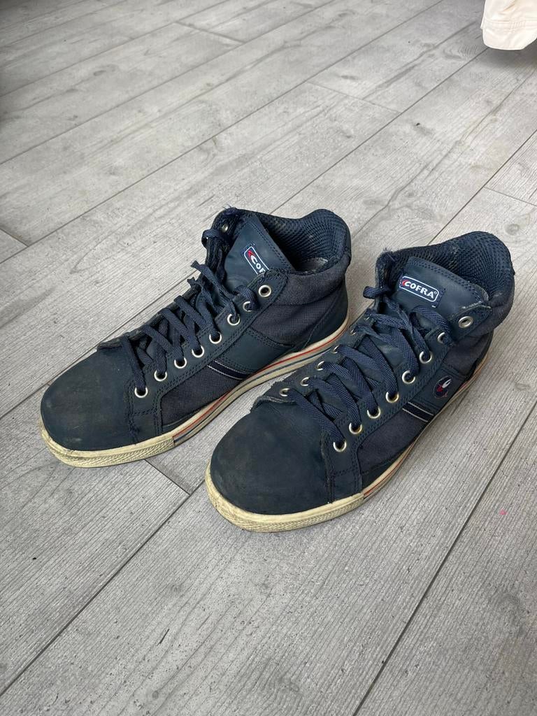Cofra veiligheidsschoenen maat 44, Ophalen of Verzenden, Zo goed als nieuw, Blauw, Werkschoenen