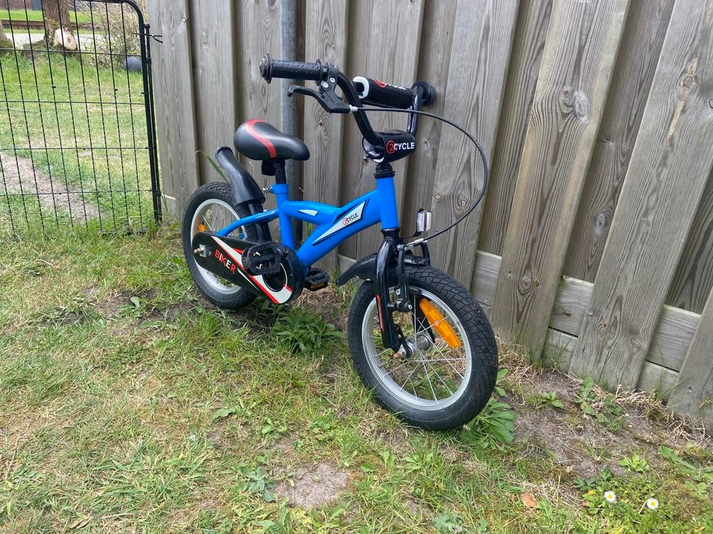 2cycle kinderfiets 14 inch met terugtraprem en handrem, Ophalen, Zo goed als nieuw, Terugtraprem, Minder dan 16 inch
