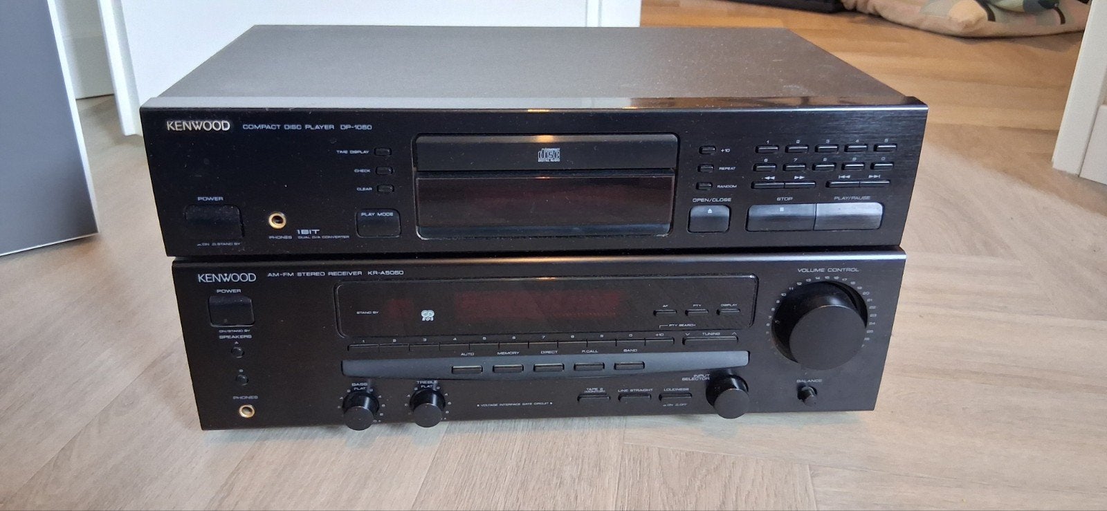 Complete Kenwood Stereo Set met 2 Mission Speakers 761i, Gebruikt, Cd-speler, Losse componenten, Ophalen