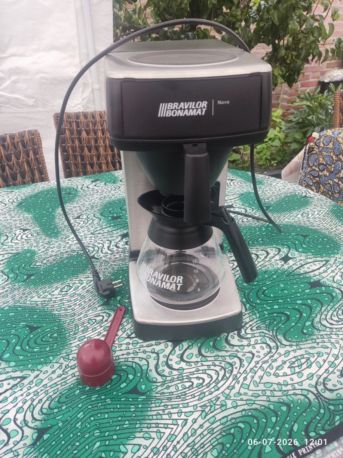 Bravilor bonamat novo nw type horeca koffiezetapparaat, Ophalen of Verzenden, Zo goed als nieuw