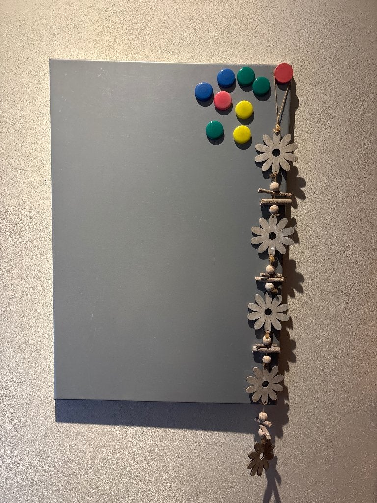 magneet bord, Ophalen of Verzenden, Zo goed als nieuw, Magneetbord